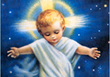 The Angels sang when Jesus was born. Image of The Angels sang when Jesus was born.
