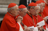 The cardinals of the Church will elect the next pope from among themselves. Image of The cardinals of the Church will elect the next pope from among themselves.