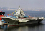 China's first aircraft carrier, the Liaoning. Image of China's first aircraft carrier, the Liaoning.