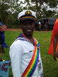 Frank Mugishu, a prominent homosexual activist in Uganda protests against the legislation. Ugandans have the right to self-determination as a society and their laws must be respected. Image of Frank Mugishu, a prominent homosexual activist in Uganda protests against the legislation. Ugandans have the right to self-determination as a society and their laws must be respected.