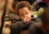 Receiving ashes on Ash Wednesday. Image of Receiving ashes on Ash Wednesday.
