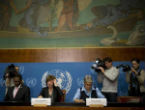 UN officials during the presentation of the report, which was a major media affair. Image of UN officials during the presentation of the report, which was a major media affair.