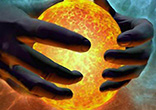 Genesis 1:1 - In the beginning God created the heavens and the earth. Image of Genesis 1:1 - In the beginning God created the heavens and the earth.