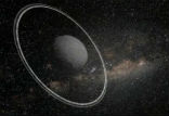 Asteroid Chariklo has rings, the only known example of such. Image of Asteroid Chariklo has rings, the only known example of such.