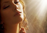 Prayer will help us through anything. Image of Prayer will help us through anything.