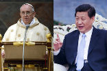 Pope Francis and Xi Jinping have apparently been writing one another and may visit this summer. Image of Pope Francis and Xi Jinping have apparently been writing one another and may visit this summer.