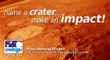 Uwingu is crossing swords with the IAU over the naming rights to Martian craters. Image of Uwingu is crossing swords with the IAU over the naming rights to Martian craters.