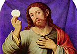 The Eucharist is such a great Gift because it is the Gift of God Himself! Image of The Eucharist is such a great Gift because it is the Gift of God Himself!