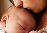 I joyfully offered up my sleep to pray with my baby. Image of I joyfully offered up my sleep to pray with my baby.
