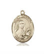 Catholic Shopping .com St. Therese gold medal is perfect for those with special devotions to the saint. Image of Catholic Shopping .com St. Therese gold medal is perfect for those with special devotions to the saint.