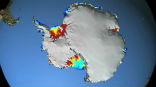 Satellite imagery shows Antarctica ice is melting much faster than imagined. Image of Satellite imagery shows Antarctica ice is melting much faster than imagined.
