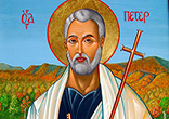 Jesus changed Peter's heart and life and made him the first Pope, the first grand caretaker of the Church.
Image of Jesus changed Peter's heart and life and made him the first Pope, the first grand caretaker of the Church.