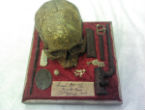 The skull was to be auctioned off with other memorabilia. The identity of the soldier remains unknown. Image of The skull was to be auctioned off with other memorabilia. The identity of the soldier remains unknown.