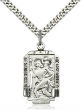 Quality, sparkling pendants of sterling silver, like this popular St. Christopher pendant, are available now from Catholic Shopping .com. Image of Quality, sparkling pendants of sterling silver, like this popular St. Christopher pendant, are available now from Catholic Shopping .com.