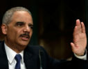 Eric Holder may be fleeing the heat he's feeling for his refusal to cooperate with Congress. Image of Eric Holder may be fleeing the heat he's feeling for his refusal to cooperate with Congress.