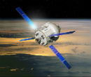 The Orion capsule is expected to fly astronauts back to the moon someday. Image of The Orion capsule is expected to fly astronauts back to the moon someday.