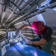 Upgrades to the LHC are complete, scientists are looking forward to turning it on in March. Image of Upgrades to the LHC are complete, scientists are looking forward to turning it on in March.