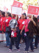 Pro-lifers marched in One Life LA on January 17, 2015. Image of Pro-lifers marched in One Life LA on January 17, 2015.