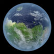 Mars was once home to a vast ocean, roughly the size of the Atlantic on Earth. Image of Mars was once home to a vast ocean, roughly the size of the Atlantic on Earth.
