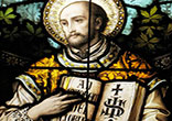 Ignatius of Loyola was a Spanish knight from a local Basque noble family, hermit, priest since 1537, and theologian, who founded the Society of Jesus or Jesuits and, on 19 April 1541, became its first Superior General. Image of Ignatius of Loyola was a Spanish knight from a local Basque noble family, hermit, priest since 1537, and theologian, who founded the Society of Jesus or Jesuits and, on 19 April 1541, became its first Superior General.