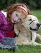 Service dogs make life much easier for those who suffer from diseases such as cerebral palsy or blindness. Image of Service dogs make life much easier for those who suffer from diseases such as cerebral palsy or blindness.