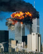 September 11, 2001 attack on the World Trade Center in New York City, New York. Image of September 11, 2001 attack on the World Trade Center in New York City, New York.