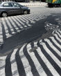 India's roads are melting under extreme heat. Image of India's roads are melting under extreme heat.