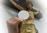 We can gaze upon His Presence here in the Eucharist as long as our Churches remain open. Image of We can gaze upon His Presence here in the Eucharist as long as our Churches remain open.