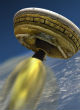 This massive parachute, with a diameter of 100 feet, will be tested by NASA on Thursday. Image of This massive parachute, with a diameter of 100 feet, will be tested by NASA on Thursday.