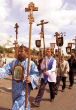 Russian Orthodox Christian during a Feast Day. Image of Russian Orthodox Christian during a Feast Day.