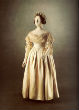 Queen Victoria's wedding gown from 1840. Image of Queen Victoria's wedding gown from 1840.