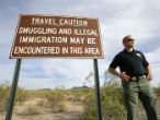 Signs warn Americans that U.S. authorities have no control in the region, which has likely been rented to the cartels. Image of Signs warn Americans that U.S. authorities have no control in the region, which has likely been rented to the cartels.