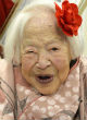 Misao Okawa, the oldest woman in the world at 117-years-old. Image of Misao Okawa, the oldest woman in the world at 117-years-old.