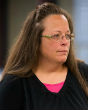 Kim Davis is released from jail. Image of Kim Davis is released from jail.