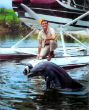 The popular TV series Flipper back in the 1960's. Image of The popular TV series Flipper back in the 1960's.