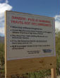 Signs warn Americans that U.S. authorities have no control in the region, which has likely been rented to the cartels. Image of Signs warn Americans that U.S. authorities have no control in the region, which has likely been rented to the cartels.