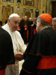 Are the cardinals of the Church plotting against Pope Francis. According to the media, yes, but it's as fake as a story from the Onion. Image of Are the cardinals of the Church plotting against Pope Francis. According to the media, yes, but it's as fake as a story from the Onion.