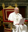 Pope Francis has issued an extraordinary indulgence for all who seek to reconcile with God. Image of Pope Francis has issued an extraordinary indulgence for all who seek to reconcile with God.