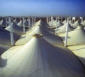 Thousands of fireproof tents stand empty in Saudi Arabia while Syrian refugees remain homeless. Image of Thousands of fireproof tents stand empty in Saudi Arabia while Syrian refugees remain homeless.
