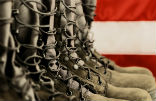 American boots are on the ground in Iraq, and soon in Syria. Image of American boots are on the ground in Iraq, and soon in Syria.