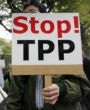 Citizen protests the Trans Pacific Partnership (AFP). Image of Citizen protests the Trans Pacific Partnership (AFP).