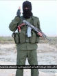 ISIS militant delivers warning in Hebrew (YouTube). Image of ISIS militant delivers warning in Hebrew (YouTube).