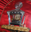 The skull of St. Thomas Aquinas. Image of The skull of St. Thomas Aquinas.