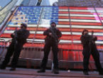 Over 6,000 police have been dispatched to protect revelers in Time's Square. Image of Over 6,000 police have been dispatched to protect revelers in Time's Square.