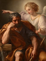 The Angel of the Lord appears to Joseph and Joseph acted. The Lord continues to speak to us, how do we respond? Image of The Angel of the Lord appears to Joseph and Joseph acted. The Lord continues to speak to us, how do we respond?