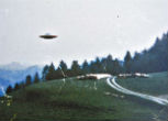 The CIA has released hundreds of photos like these that show possible flying saucers and other UFOs. Image of The CIA has released hundreds of photos like these that show possible flying saucers and other UFOs.