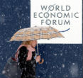 The world economy is about to tank, or so it seems from the talk at Davos. Image of The world economy is about to tank, or so it seems from the talk at Davos.