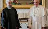 Iranian President Rouhani asked Pope Francis to pray for him. Image of Iranian President Rouhani asked Pope Francis to pray for him.