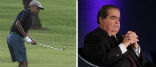 Did Obama ditch Scalia's funeral to play golf? Obama slighted Scalia last week following the Justice's passing. Image of Did Obama ditch Scalia's funeral to play golf? Obama slighted Scalia last week following the Justice's passing.