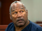 O.J. Simpson is presently incarcerated in a Nevada prison, serving a thirty-three years in prison, although he is eligible for parole in 2017. Image of O.J. Simpson is presently incarcerated in a Nevada prison, serving a thirty-three years in prison, although he is eligible for parole in 2017.